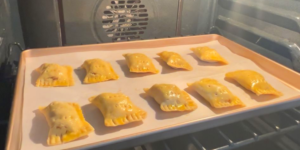 brush with egg wash and bake them