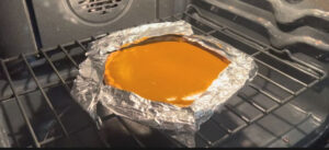 cover the edge of the pie to prevent burning