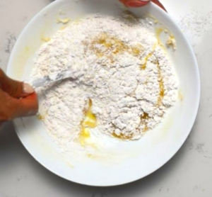add all dry ingredients in wet ingredients in the bowl