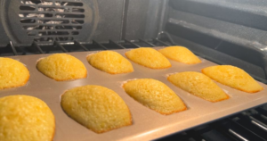 the edges starting to get crispy and the top surface is dry when you touch it.