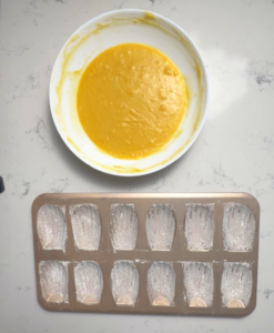 ready to bake, Chilled batter, Chilled mold