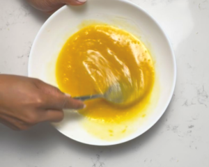 add all wet ingredients in the bowl