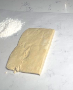 we will use only half of the dough to make 15 pieces of hand pies