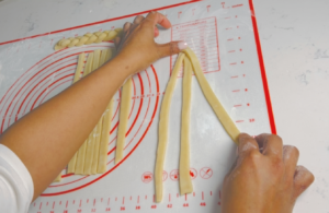 Braiding the dough