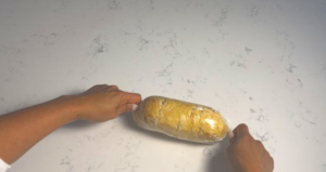 cover with dijon mustard and wrap with plastic wrap and chill in the fridge at least 30 minutes