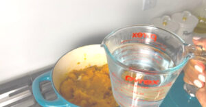 add water into the pot