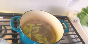 boil the broccoli part by part