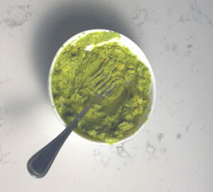 avocado spread is ready