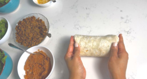the wrap is ready to toast