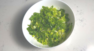 Side salad is ready