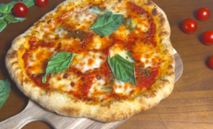 Pizza is ready to enjoy!