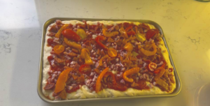 Whatever topping you have in the house