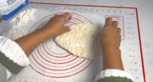 make rectangle shape before folding