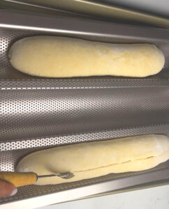 Score the bread before baking