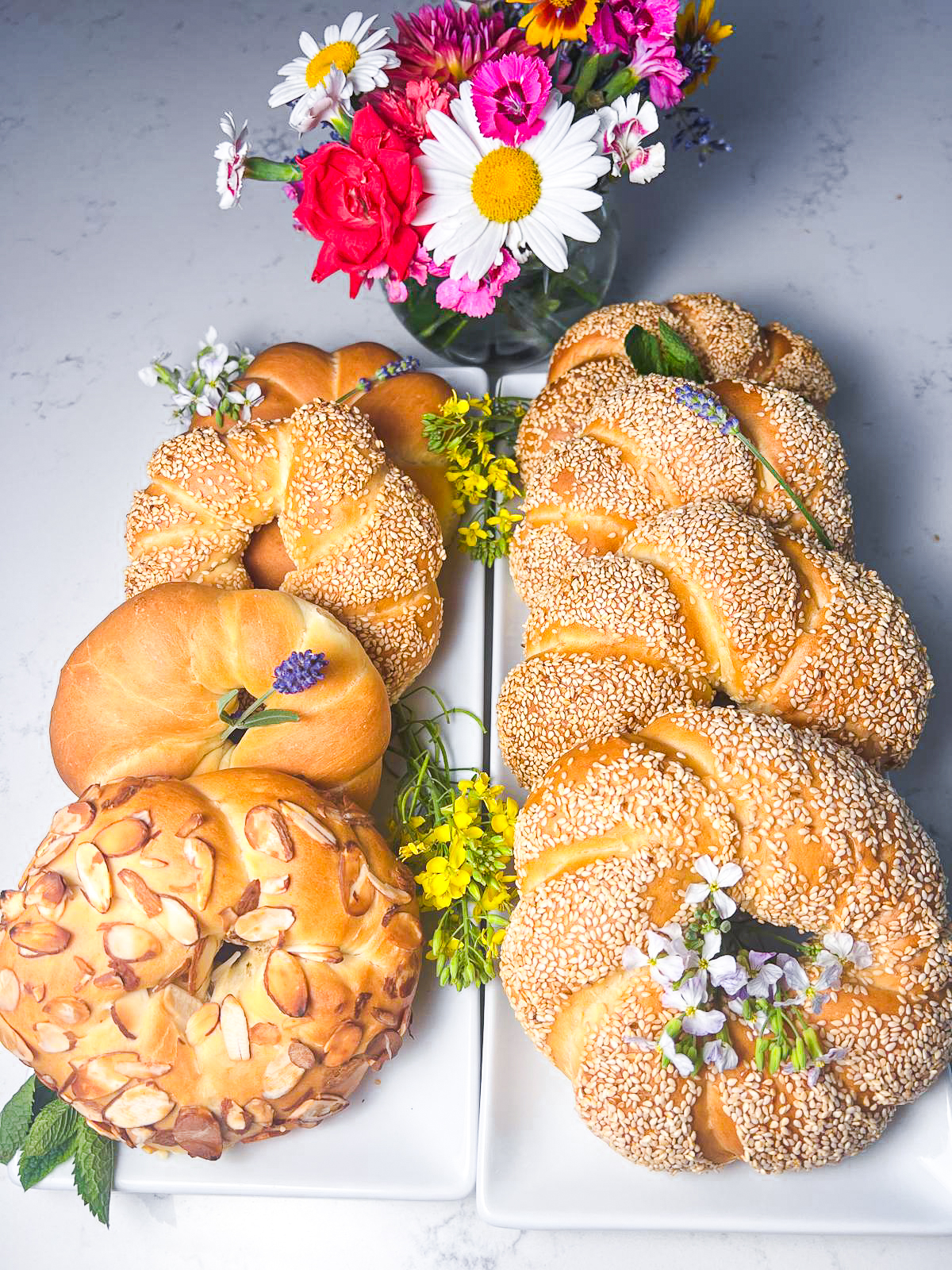 Simit-Turkish Inspired Bagels,Sesame seed bagels