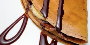 Crispy Crepe High Protein Breakfast