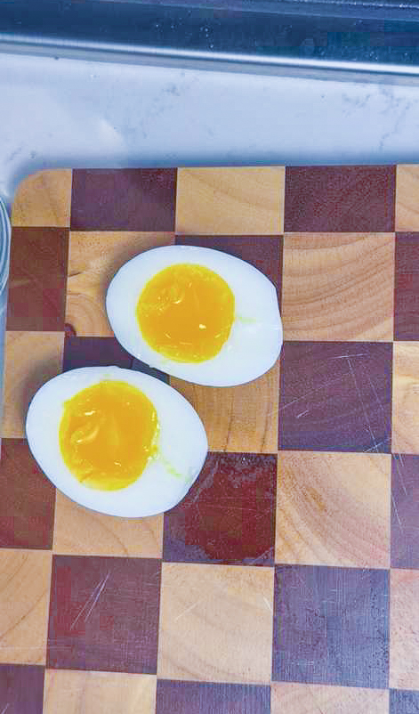 nice jammy eggs for toppings