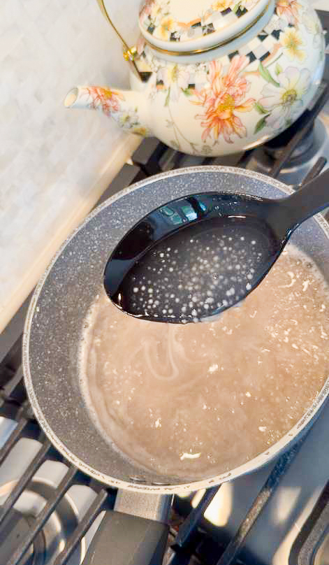 cook for about 15-20 minutes until clear color